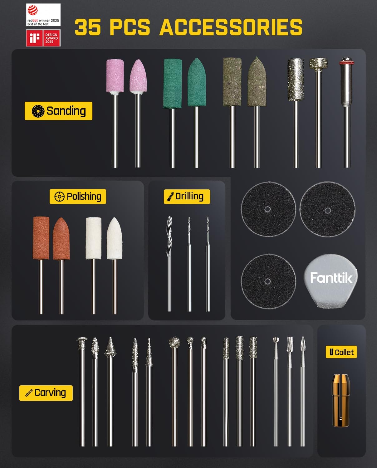 Mini Cordless Rotary Tool Kit