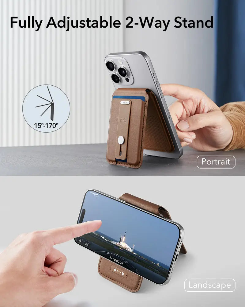 ESR Geo MagSafe Wallet with Find My Functionality 5 Card Holder RFID Blocking Magnetic