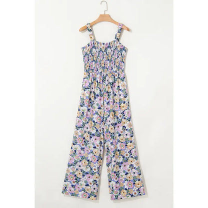 Women's Sleeveless Bohemian Jumpsuit with Pockets